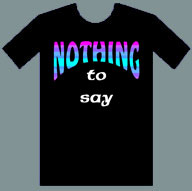 Nothing to Say